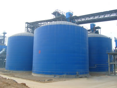 王五镇水泥钢板库改造