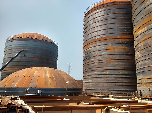 王五镇焦粉钢板仓